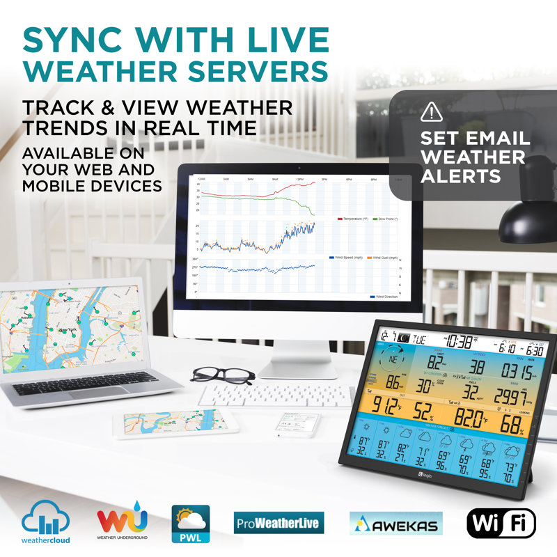 Station météo sans fil 7-en-1 Logia