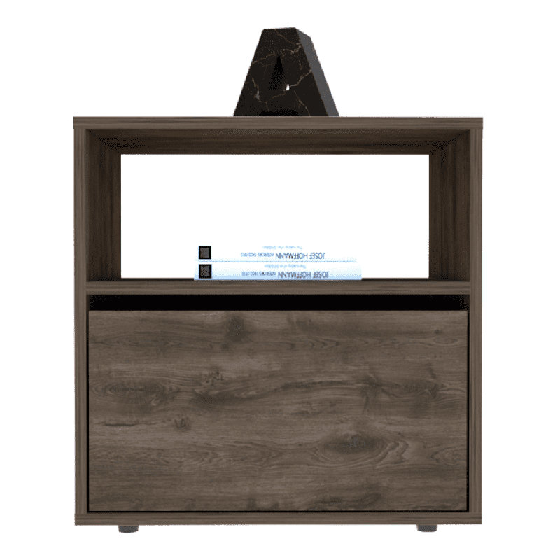 Kanthan 50cm W Manufactured Wood Bedside Table