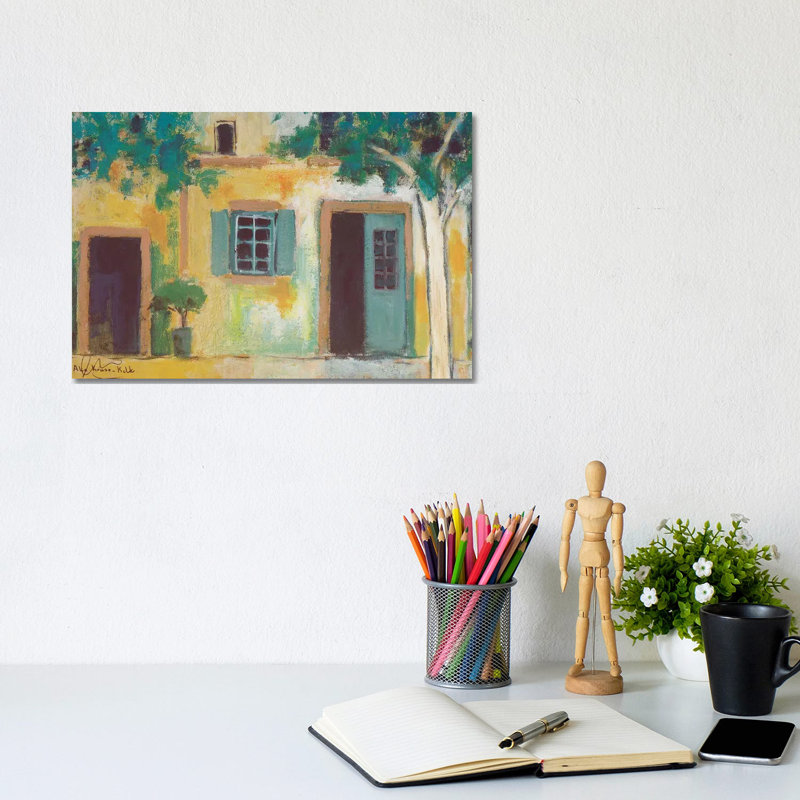 Piazza II by Alie Kruse-Kolk - Wrapped Canvas Print, 20.32 cm H x 30.48 cm W