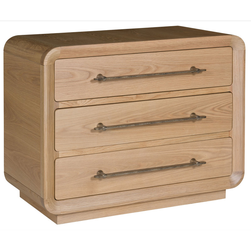 Form 3 - Drawer Solid Wood Nightstand, Wrenn