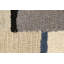 Tapis rectangulaire en laine touffeté à la main multicolore