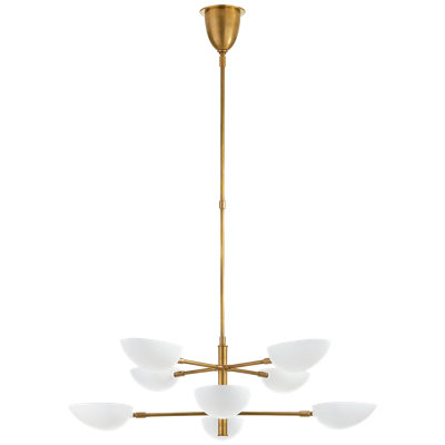 AERIN Graphic Large Two-Tier Chandelier