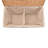 Sawyer 24" Classic Farmhouse Handwoven Hyacinth 2-Section Collapsible Laundry Hamper with Washable Liner, Handles, and Lid-1344068347