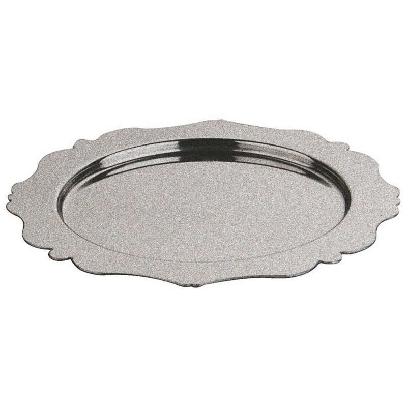 Dolce Vita Stainless Steel Tray, Pewter