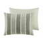 Housse de couette très grand / très grand avec motif rayé en coton et attaches intérieures pour les lits