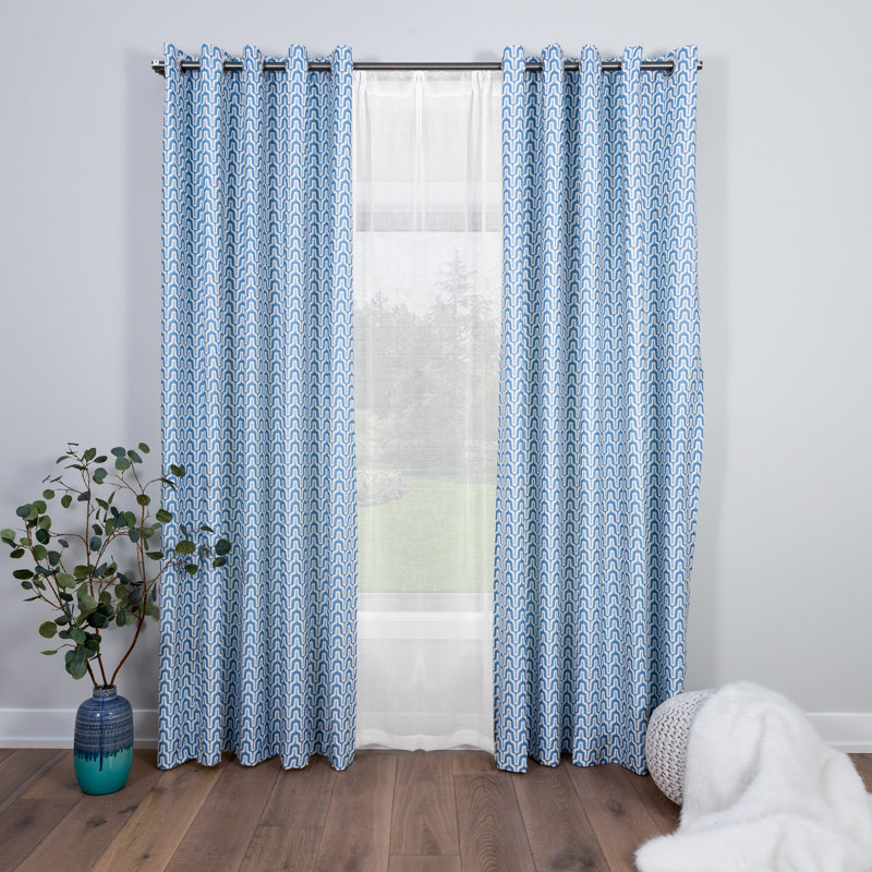 Paire de rideaux occultant et isolants avec œillets Nevins, l 64 po x L 95 po