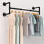 Merissa 109cm Wall Mounted Clothes Rack