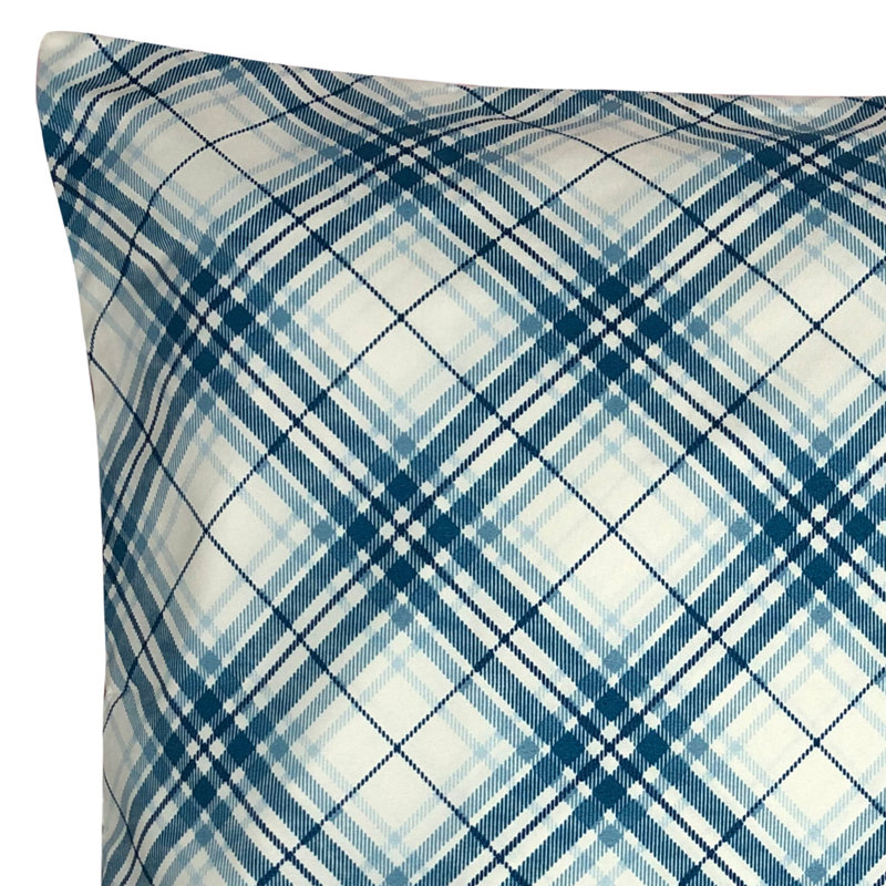 Oreiller de soutien en polyester Blakeney, Bleu