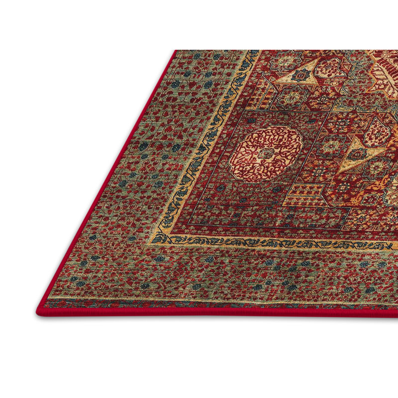Tapis brun / rouge Southwestern, Rectangle 8 pi x 10 pi