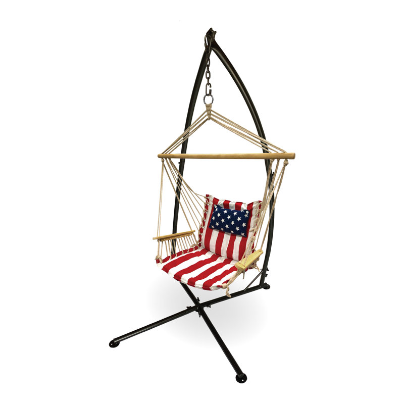 1 Person Chair Hammock, Red/White and Blue
