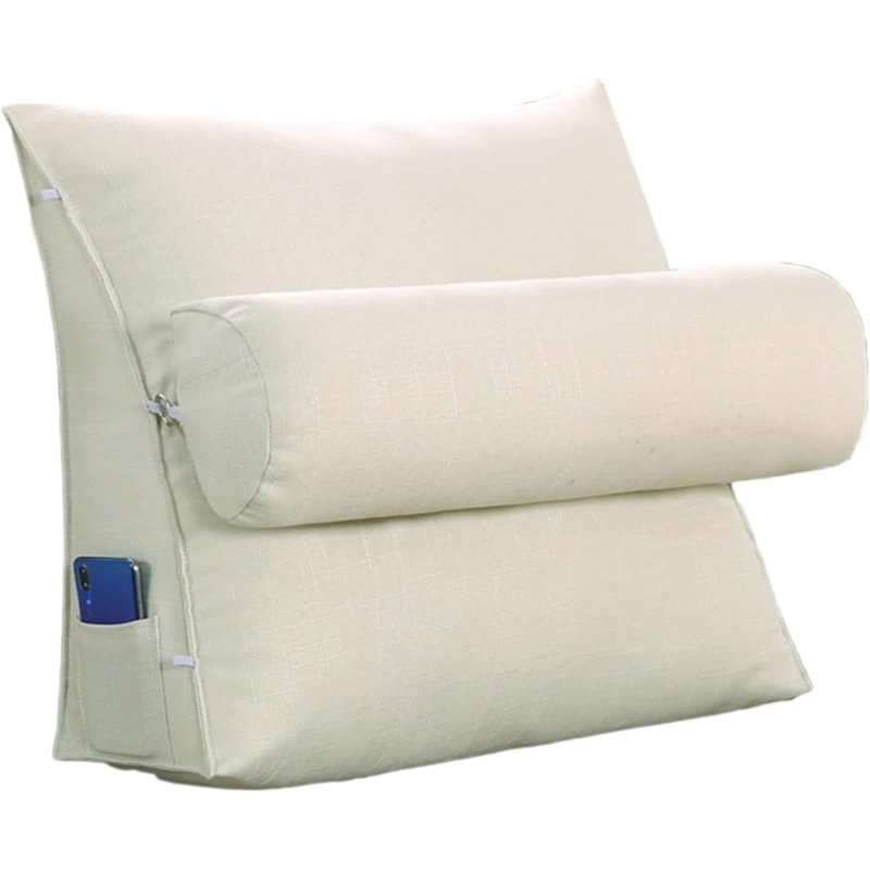 Coussin Imitation, Beige clair