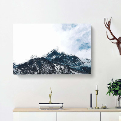 Fish-tail Mountain In Nepal - Wrapped Canvas Painting