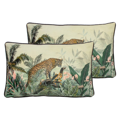 Evans Floral Square Cushion
