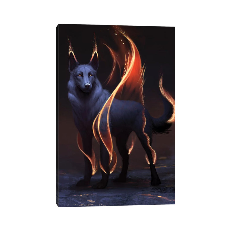 Fire Within by Jade Merien - Wrapped Canvas Gallery-Wrapped Canvas Giclée, 66.04 cm H x 45.72 cm W x 3.175 cm D
