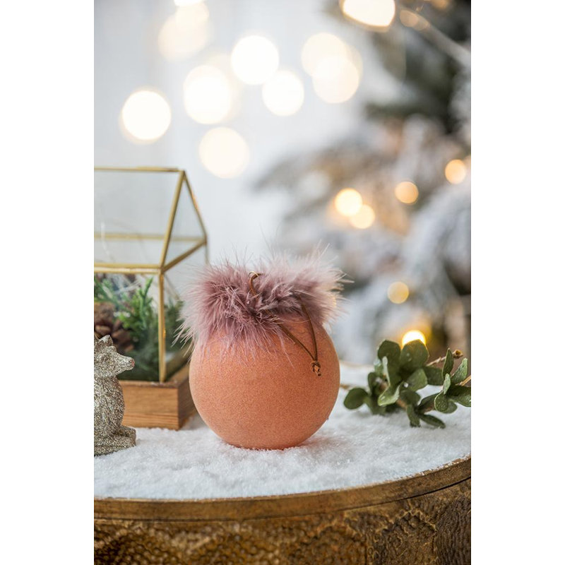 Boule de Noël Grise