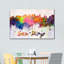 San Diego, couleurs de l'horizon sur toile-1948382752