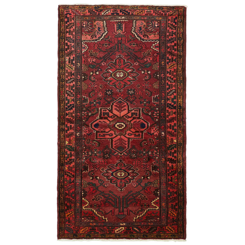 Tapis rouge Andelz 3 pi 7 po x 6 pi 7 po