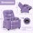 Goggans Kids Recliner with Anti-Tilt, Cup Holder-141173230