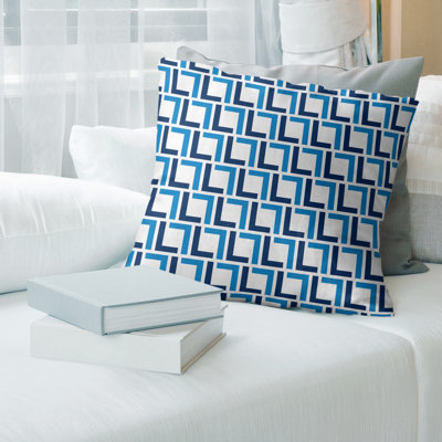 Los Angeles Flash Geometric Reversible Throw Pillow