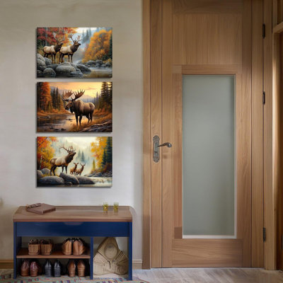3 Piece Wrapped Canvas Wall Art