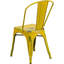 Annetrud Industrial Style Dining Chair - Set of 4 - Modern Galvanised steel-1586300559