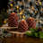 Pinecone Flameless Candle Set-307202398-307202396