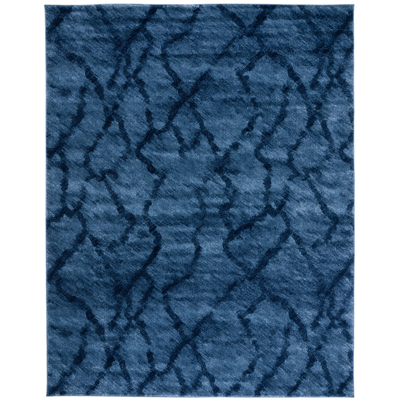 Socorro Retro Performance Abstract Rug, Rectangle 9' x 12'