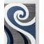 GloryRugs4x6NavySwirlsAreaRug, ModernTapour