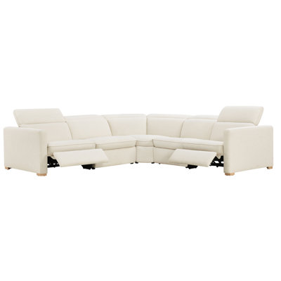 Upholstered Power Reclining Modular Sectional