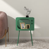 Stert Modern End Table In Television Shape Hollow Side Table