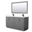 Meuble-lavabo double autoportant 66 po avec plateau en quartz 66 po-92724061-97987029-97987034