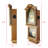 Bedford Clock Collection Solid Wood Pendulum Wall Clock-18571745
