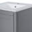Space-saving Gray Vanity With Solid Wood Durability For Small Bathrooms