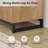 Aadam 3-In-1 Dresser For Bedroom, Modern Storage Organizer With Adjustable Shelf And 6 Drawers, Mid-Century Wooden Chest Of Drawers With Metal Base, For Living Room, Nursery, Hallway-425181592