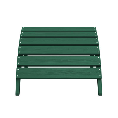 Wolak Classic Outdoor Adirondack Folding Ottoman