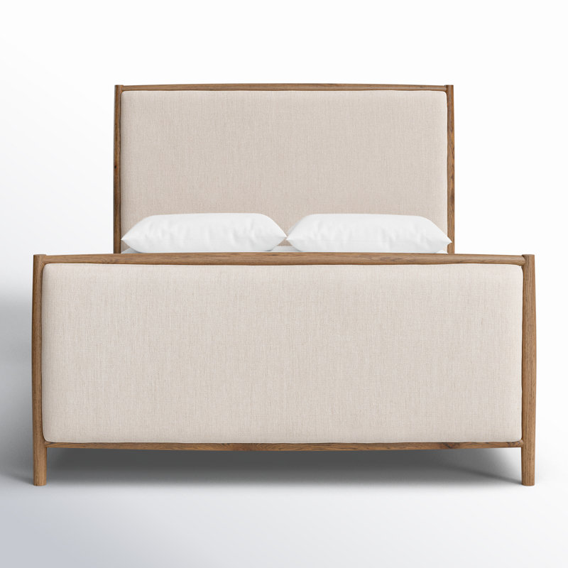 Glenview Upholstered Bed, Queen, Essence Natural