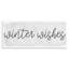 Winter Wishes Sentiments, motif géométrique de flocons de neige - art textuel-105474255-105474257