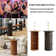 36" Tall Round Tambour Dining Table