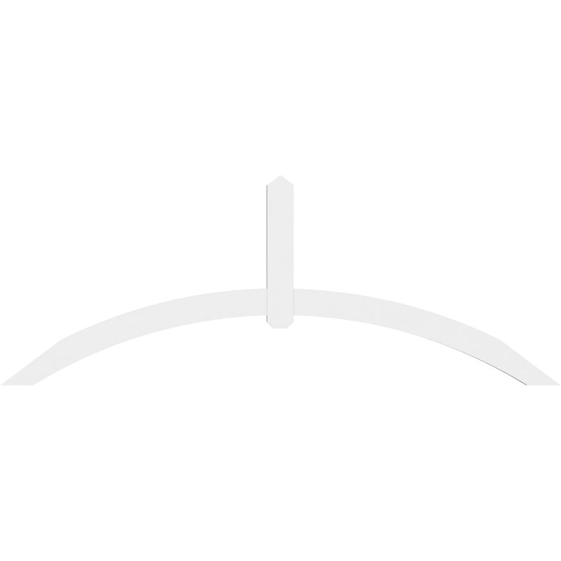 Support pour pignon en PVC Archdale, H 31,5 po x l 84 po (pas: 9/12), P 2 po x F 4 po