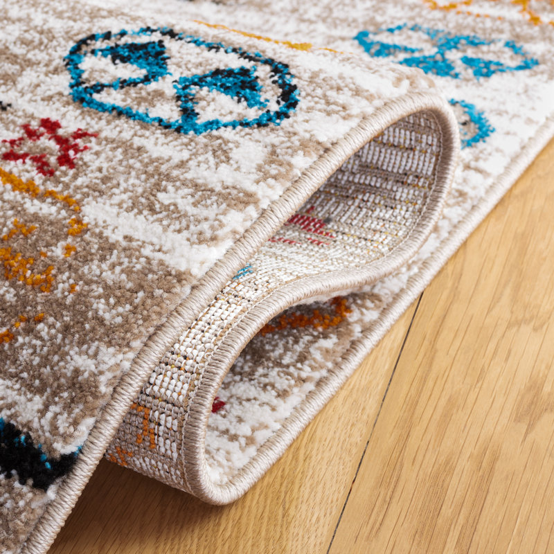 Tapis en polypropylène Loftus Southwestern, Rectangle 5 pi 3 po x 7 pi 6 po