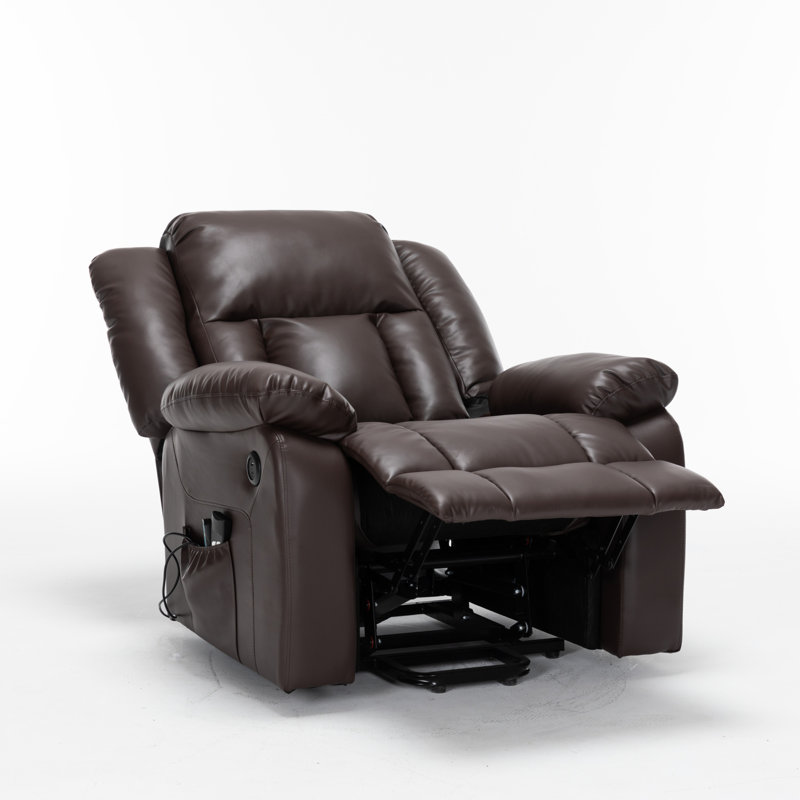 Fauteuil inclinable électrique de massage avec cuir PU de première qualité et confort amélioré pour une détente ultime