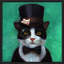 «Tuxedo Cat» par Lucia Heffernan - peinture-249763157-249763163