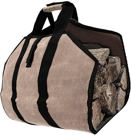Canvas Log Carrier