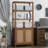 Bohemian Rattan Storage Bookcase-1099434891-1099434886