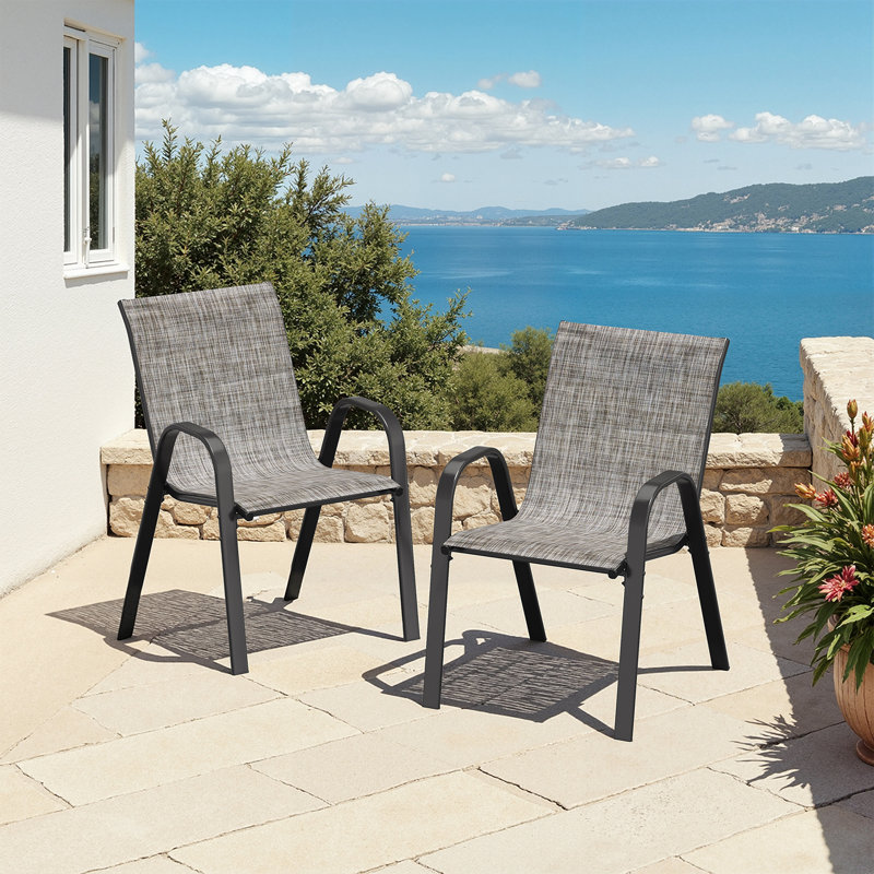 Chaise de patio, Gris