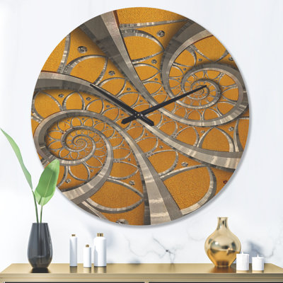 Horloge murale en bois