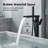Waterfall Single-Handle Freestanding Tub Faucet Floor Mount Filler With Square Hand Held Shower -130105427