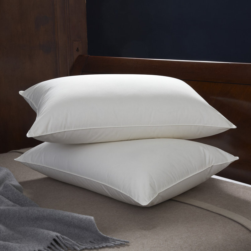 Cuddledown Sateen Down Alternative Pillow, King, Firm