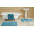 Micro 100% Polyester Solid Pattern Tufted Machine Washable Bathroom Rug-529091355-529091357