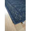 Tapis bleu traditionnel en laine noué à la main 4 pi x 6 pi avec motif médaillon traditionnel azur